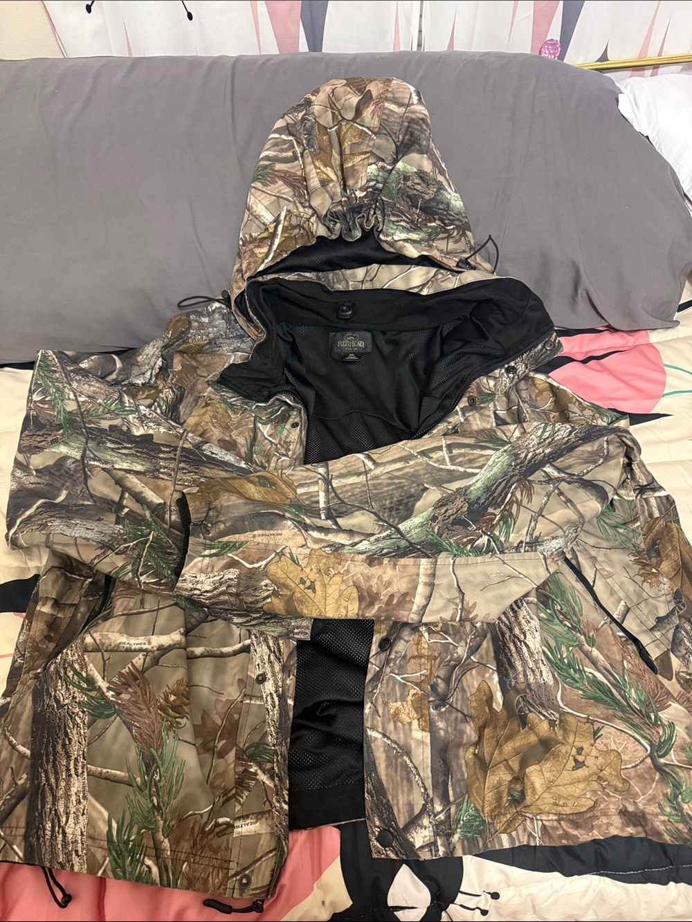 RedHead Camouflage Hooded Jacket - Brown, Green, Tan